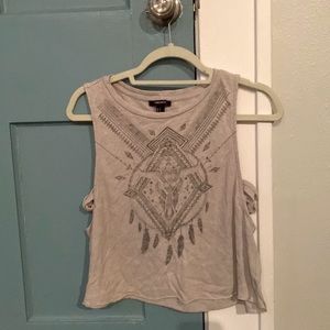 FOREVER 21 top w/ side cutout detail size M